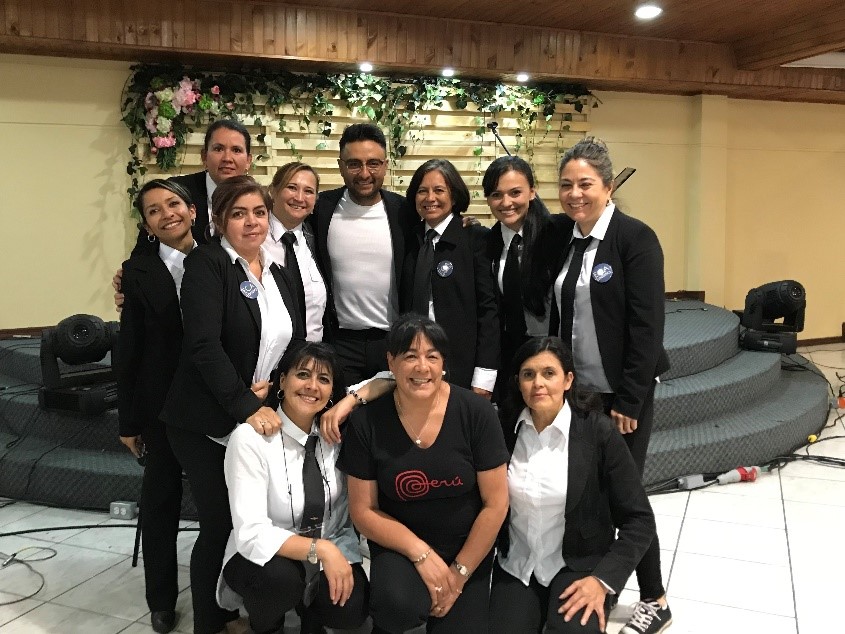 ECA team at the concert