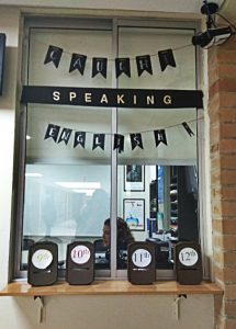 Caught speaking English