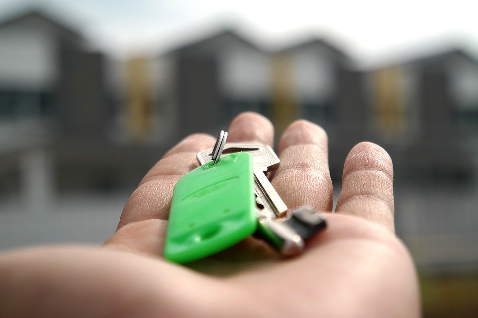 House Mortgage Real Home Business Key Estate