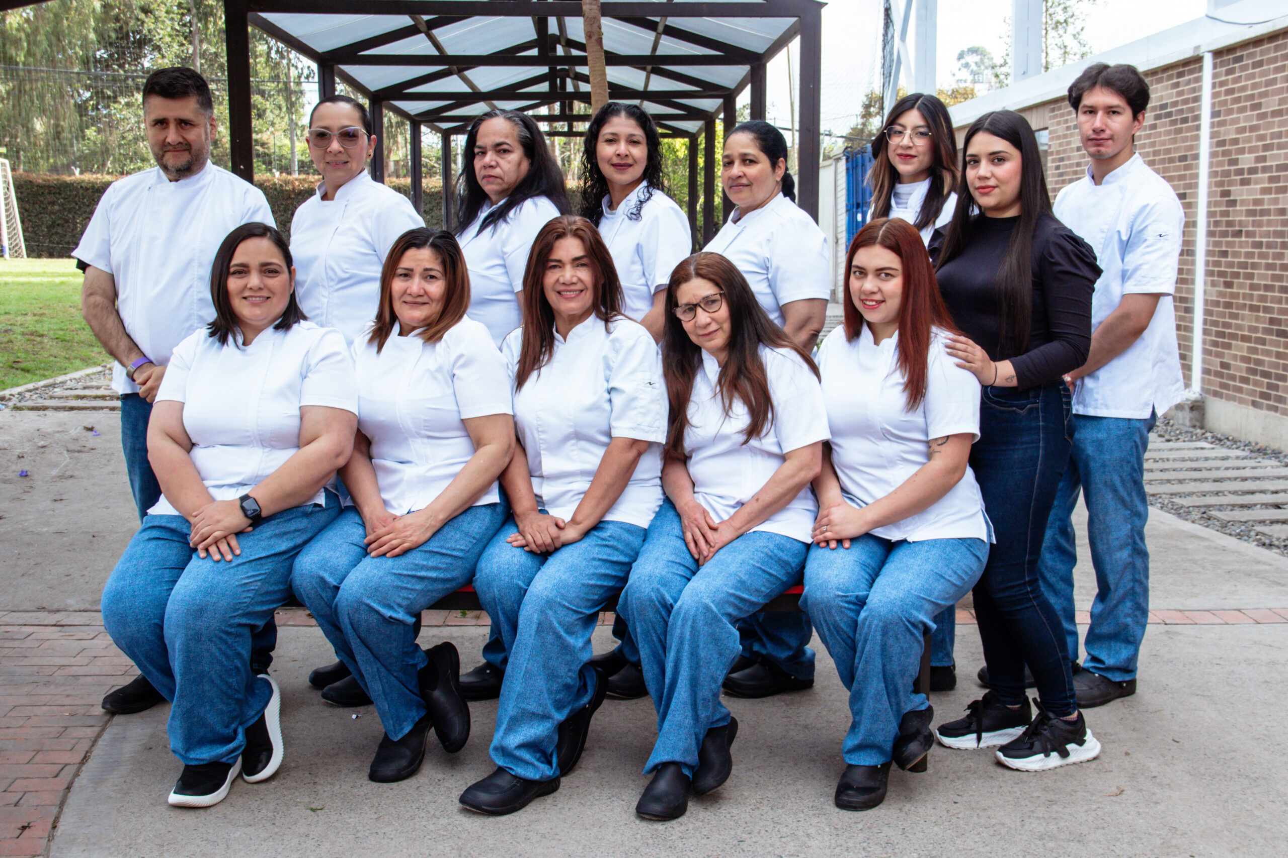 ECA cafeteria crew group picture