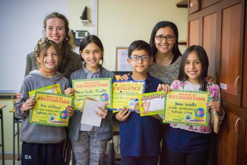 GNC art contest awards 4th grade