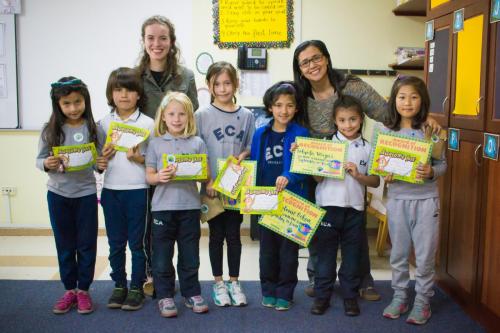 GNC art contest awards 2nd grade